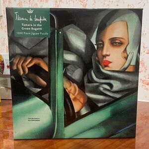 Flame Tree - Tamara in the Green Bugatti 1,000 Piece Puzzle